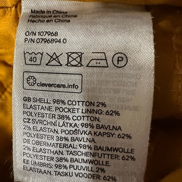 H&M Golden Yellow Apparel - Picture 5 of 5